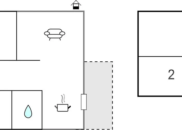 2 Bedroom Cozy In *